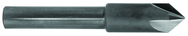 1" Size-1/2" Shank; 90° HSS-4 Flute Machine Countersink - Exact Industrial Supply