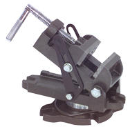 Angle Swivel Vise - Model #P250AS- 2-1/2" Jaw Width - Exact Industrial Supply