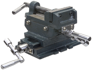 2-Way Cross Slide Vise - Model #TCV4- 4" Jaw Width - Exact Industrial Supply