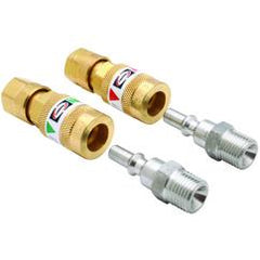 26-QCR OSHA-Compliant Oxygen-Fuel Gas Quick Connectors For Regulators - Exact Industrial Supply