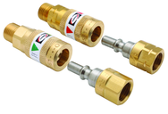 26-QCT OSHA-Compliant Oxygen-Fuel Gas Quick Connectors For Torches - Exact Industrial Supply