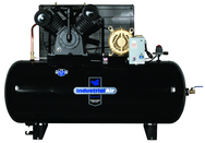 120 Gal. Two Stage Air Compressor, Horizontal, 175 PSI - Exact Industrial Supply