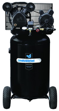 20 Gal. Single Stage Air Compressor, Vertical, Portable, 155 PSI - Exact Industrial Supply