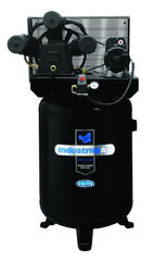 60 Gal. Single Stage Air Compressor, Vertical, Super Hi-Flo, 155 PSI - Exact Industrial Supply