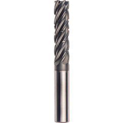 1/2 x 1/2 x 1-1/4 x 3-1/4 x Square 5 Flute End Mill APC5 - Exact Industrial Supply