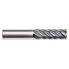 6mm x 6mm x 24mm x 75mm x 7 Flute  Square 4xD Pow-R-Path Mill AlCRNX Coated-Series IPT7-SQ - Exact Industrial Supply