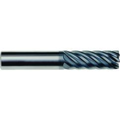 1/4 x 1/4 x 3/4 x 2-1/2 x .030 Rad 9 Flute End Mill IPT9-AlCrNX Coated - Exact Industrial Supply