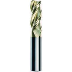 1 x 1 x 2 x 5 .030 Radius 3 Flute Carbide M223 Streaker End Mill-ZrN - Exact Industrial Supply