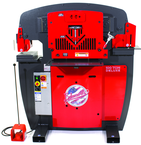 IW100DX-1P230; 100 Ton Deluxe Ironworker 1PH 230V - Exact Industrial Supply