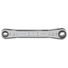 ‎Proto Double Box Ratcheting Wrench 1/4″ × 5/16″ - 12 Point - Exact Industrial Supply