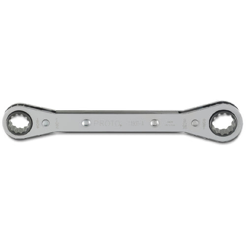 ‎Proto Double Box Ratcheting Wrench 1/2″ × 9/16″ - 12 Point - Exact Industrial Supply