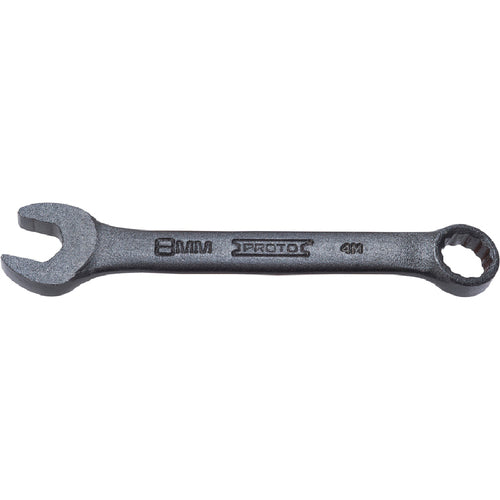 ‎Proto Black Oxide Metric Short Combination Wrench 8 mm - 12 Point - Exact Industrial Supply