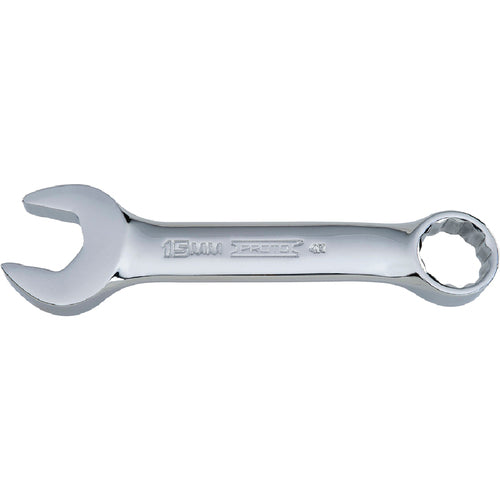 ‎Proto Full Polish Metric Short Combination Wrench 15 mm - 12 Point - Exact Industrial Supply