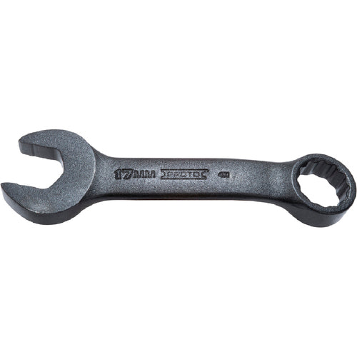 ‎Proto Black Oxide Metric Short Combination Wrench 17 mm - 12 Point - Exact Industrial Supply