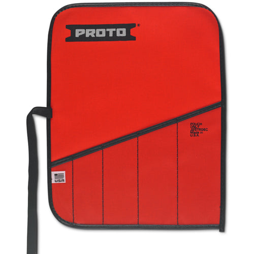 Proto Red Canvas 5-Pocket Tool Roll - Exact Industrial Supply