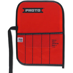 Proto Red Canvas 5-Pocket Tool Roll - Exact Industrial Supply