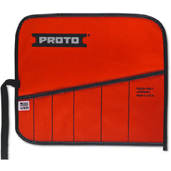 Proto Red Canvas 6-Pocket Tool Roll - Exact Industrial Supply