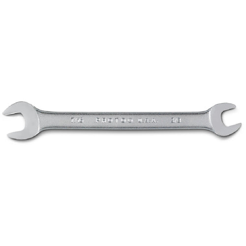 Proto Satin Open-End Wrench - 3/8″ × 7/16″ - Exact Industrial Supply