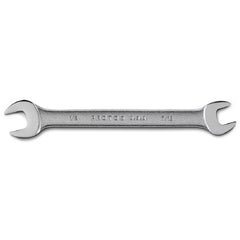 Proto Satin Open-End Wrench - 7/16″ × 1/2″ - Exact Industrial Supply