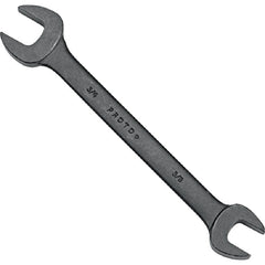 Proto Black Oxide Open-End Wrench - 3/8″ × 7/16″ - Exact Industrial Supply