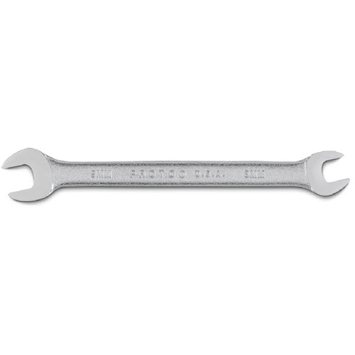 Proto Satin Open-End Wrench - 8 mm × 9 mm - Exact Industrial Supply