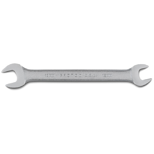 Proto Satin Open-End Wrench - 12 mm × 13 mm - Exact Industrial Supply