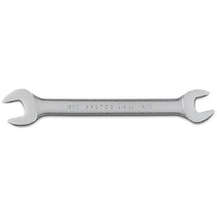 Proto Satin Open-End Wrench - 14 mm × 15 mm - Exact Industrial Supply