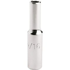 ‎Proto 1/4″ Drive Deep Socket 1/2″ - 12 Point - Exact Industrial Supply