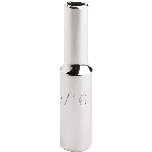 ‎Proto 1/4″ Drive Deep Socket 9/16″ - 12 Point - Exact Industrial Supply