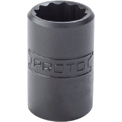 ‎Proto 1/4″ Drive Black Oxide Socket 1/4″ - 12 Point - Exact Industrial Supply