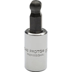 ‎Proto 1/4″ Drive Ball End Hex Bit Socket - 3/32″ - Exact Industrial Supply