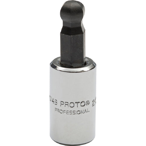 ‎Proto 1/4″ Drive Ball End Hex Bit Socket - 9/64″ - Exact Industrial Supply
