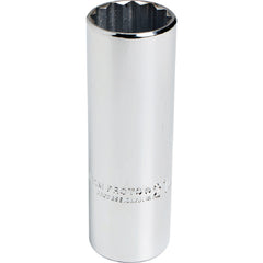 ‎Proto 1/2″ Drive Deep Socket 13 mm - 12 Point - Exact Industrial Supply