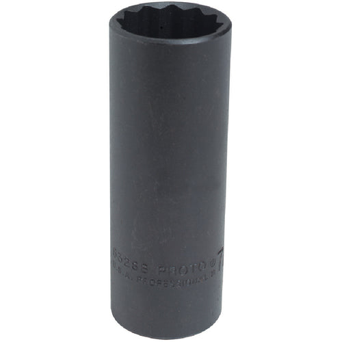 ‎Proto 1/2″ Drive Black Oxide Deep Socket 5/8″ - 12 Point - Exact Industrial Supply