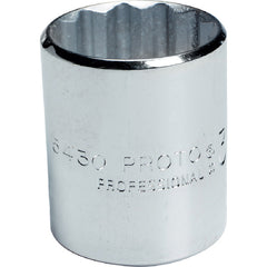 ‎Proto 1/2″ Drive Socket 3/8″ - 12 Point - Exact Industrial Supply