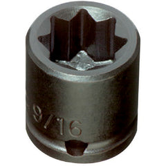 ‎Proto 3/8″ Drive Impact Socket 9/16″ - 8 Point - Exact Industrial Supply