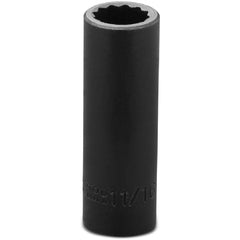 ‎Proto 1/2″ Drive Deep Impact Socket 11/16″ - 12 Point - Exact Industrial Supply