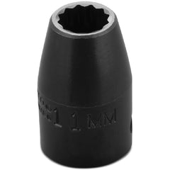 ‎Proto 1/2″ Drive Thin Wall Impact Socket 11 mm - 12 Point - Exact Industrial Supply