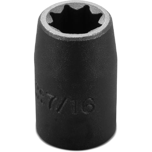 ‎Proto 1/2″ Drive Impact Socket 7/16″ - 8 Point - Exact Industrial Supply