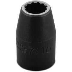 ‎Proto 1/2″ Drive Impact Socket 7/16″ - 12 Point - Exact Industrial Supply