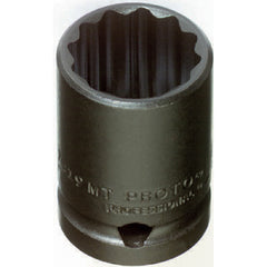 ‎Proto 1/2″ Drive Thin Wall Impact Socket 18 mm - 12 Point - Exact Industrial Supply