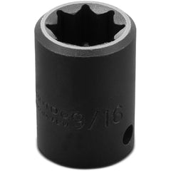 ‎Proto 1/2″ Drive Impact Socket 9/16″ - 8 Point - Exact Industrial Supply