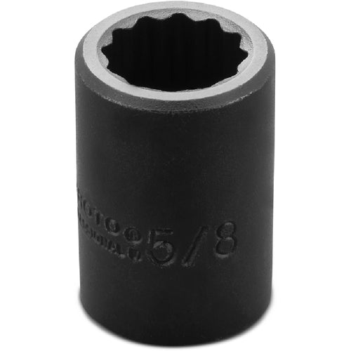 ‎Proto 1/2″ Drive Impact Socket 5/8″ - 12 Point - Exact Industrial Supply