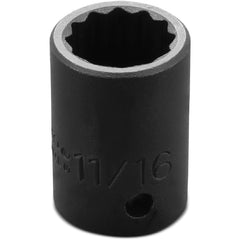 ‎Proto 1/2″ Drive Impact Socket 11/16″ - 12 Point - Exact Industrial Supply