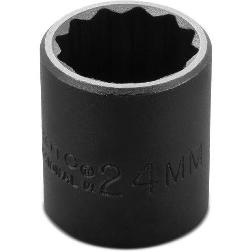 ‎Proto 1/2″ Drive Thin Wall Impact Socket 24 mm - 12 Point - Exact Industrial Supply