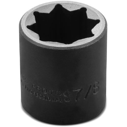 ‎Proto 1/2″ Drive Impact Socket 7/8″ - 8 Point - Exact Industrial Supply