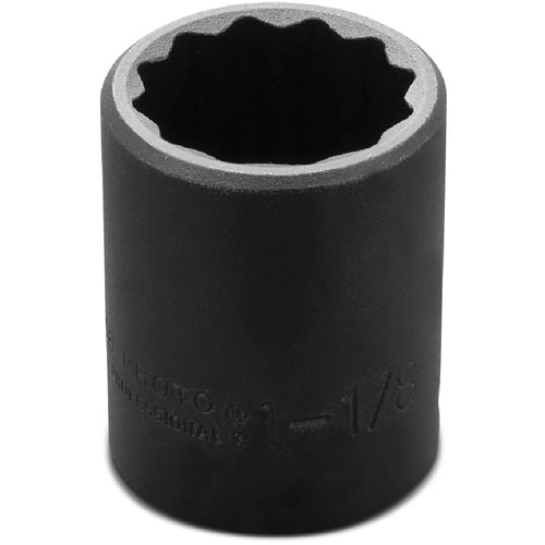 ‎Proto 1/2″ Drive Impact Socket 1-1/8″ - 12 Point - Exact Industrial Supply