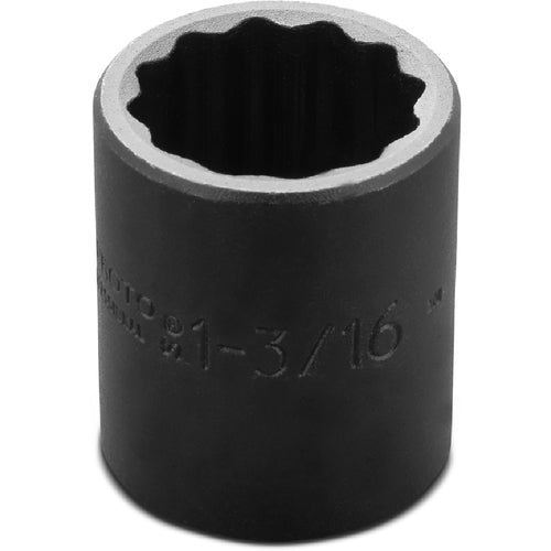 ‎Proto 1/2″ Drive Impact Socket 1-3/16″ - 12 Point - Exact Industrial Supply