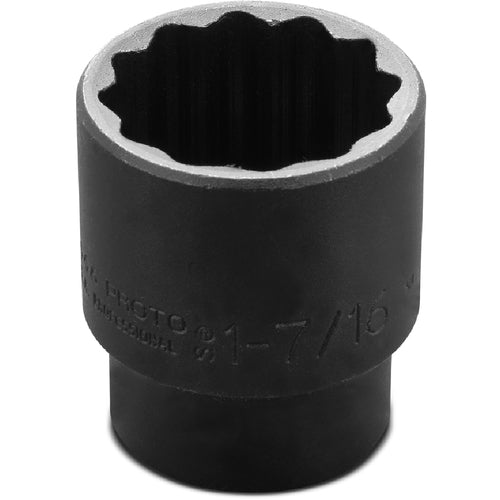 ‎Proto 1/2″ Drive Impact Socket 1-7/16″ - 12 Point - Exact Industrial Supply