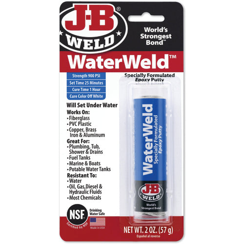 J-B Weld WaterWeld Epoxy Putty - Exact Industrial Supply